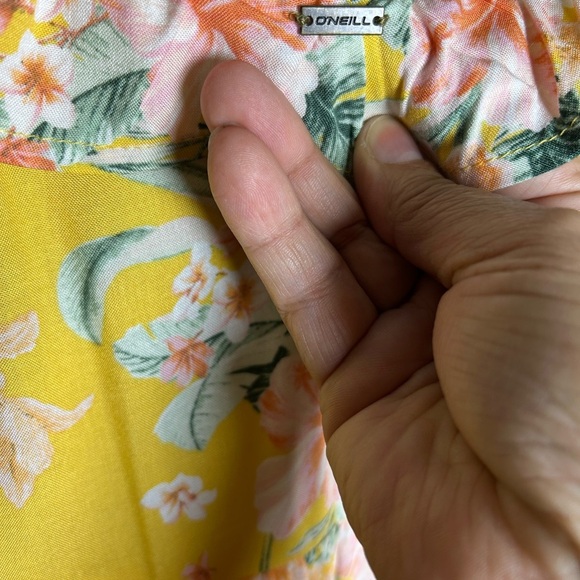 O'Neill Yellow Floral Kids Dress - Picture 5 of 7